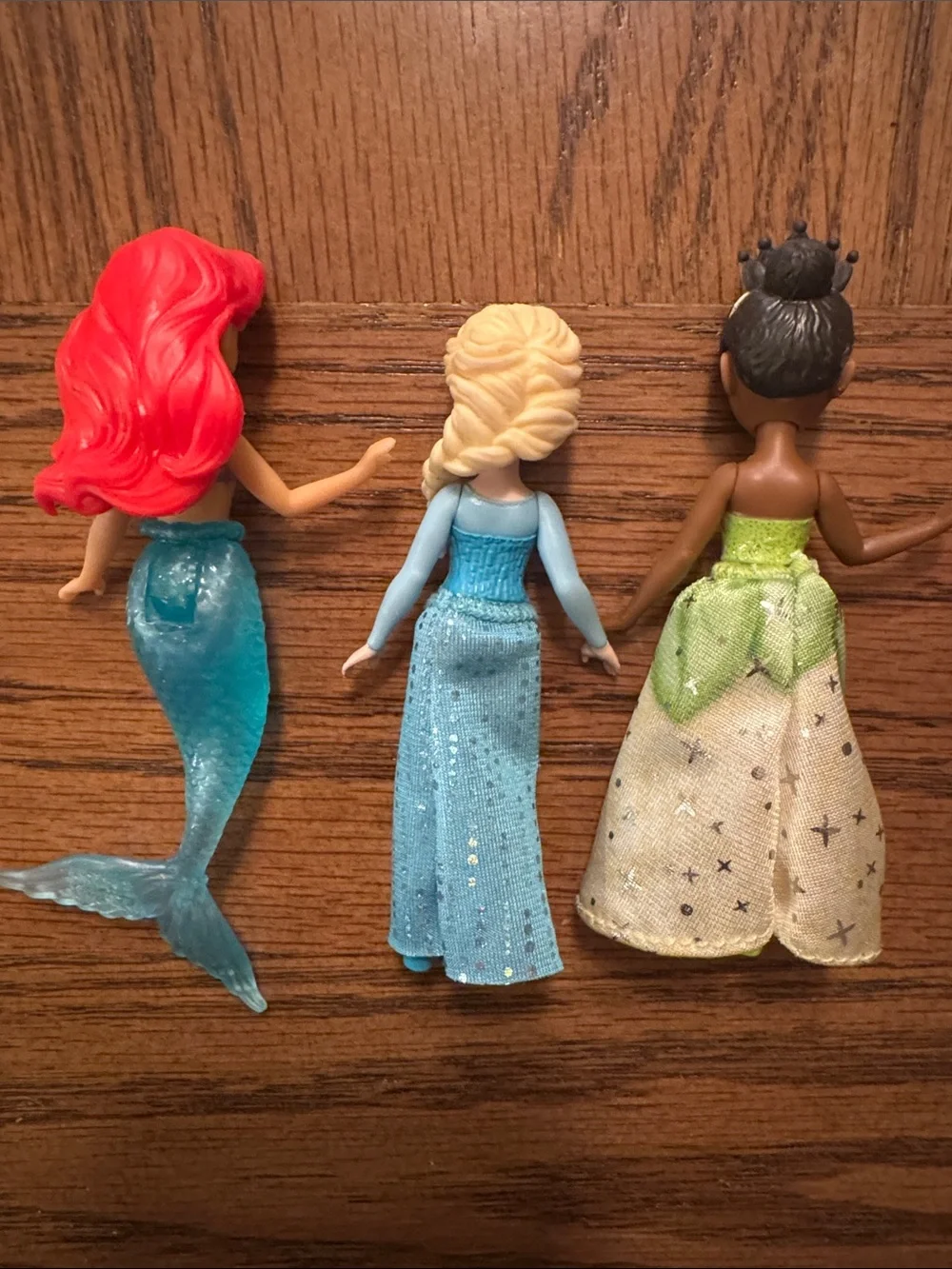 Disney Mini 3.5 inch Princess Dolls - Ariel, Elsa & Tiana
